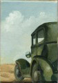 Łukasz Ciaciuch - paintings, Ford A, oil, canvas, 13cm x 18cm 