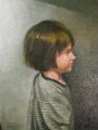 Łukasz Ciaciuch - paintings, Portrait of a boy,oil, canvas, 30cm x 40cm